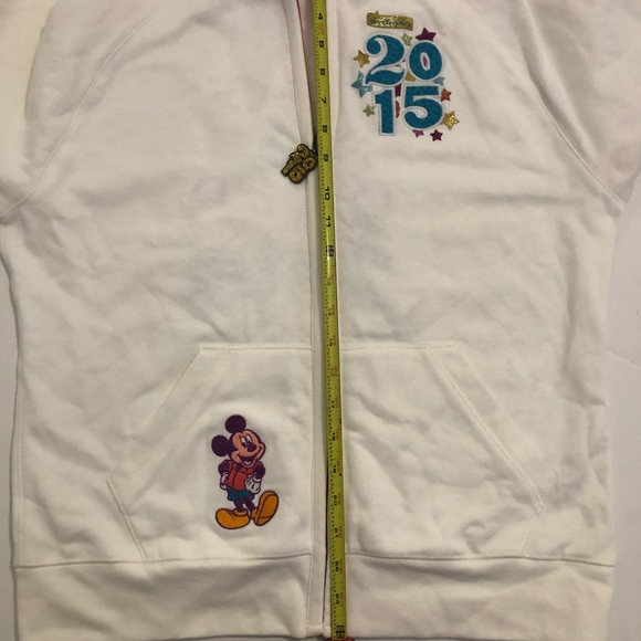Disney Mickey Mouse 2015 Full Zip  Hoodie Jacket - Picture 6 of 7